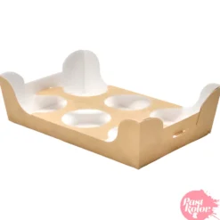 Soporte de Cartón para 6 Mini Muffins