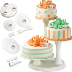 Soporte para tartas de 3 pisos con pilares Wilton