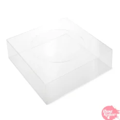 Soportes Cuadrados Transparentes para Tartas - 20 y 30 cm