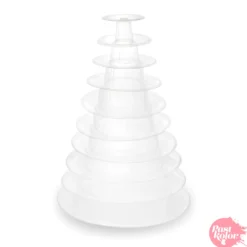 Soporte Transparente para Macarons Redondo 10 Niveles