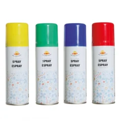 Spray de Serpentina Surtidos - 4 uds
