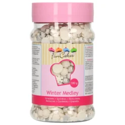 Sprinkles Blancos y Plateados Winter