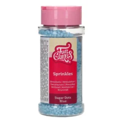 Sprinkles Funcakes Sugar Dots Azules 80 gr - Funcakes
