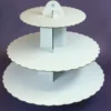Stand para cupcakes blanco 3 alturas