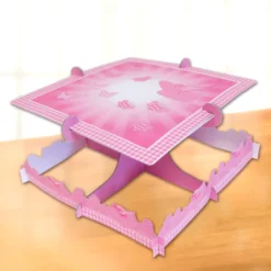 Stand para tartas Bautizo Rosa