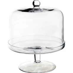 Stand de Cristal con Tapa 25 cm