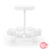 Stand para cupcakes blanco acuario 8 cavidades