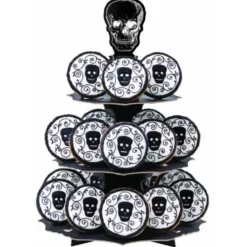 Stand para cupcakes calavera Wilton