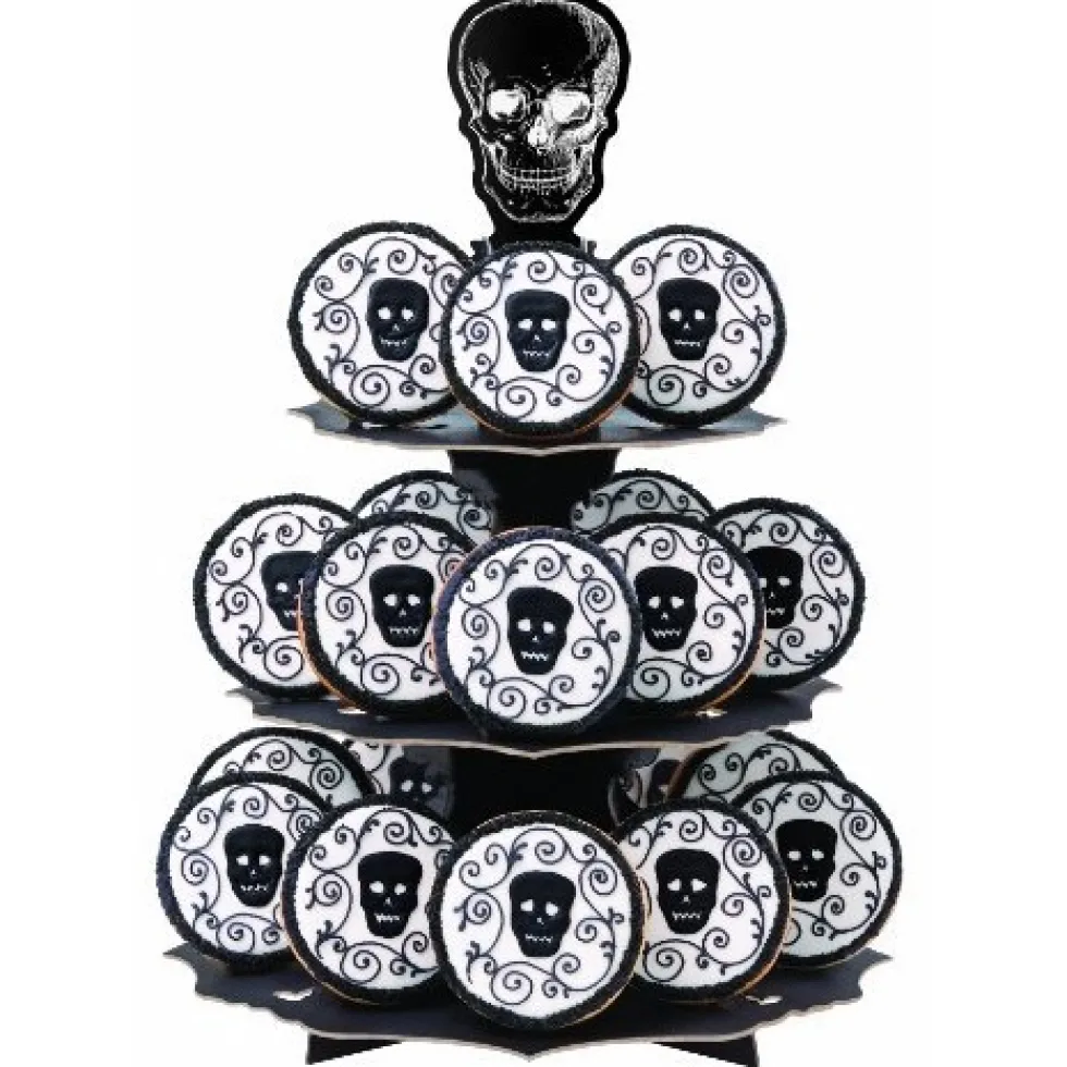 Stand para cupcakes calavera Wilton