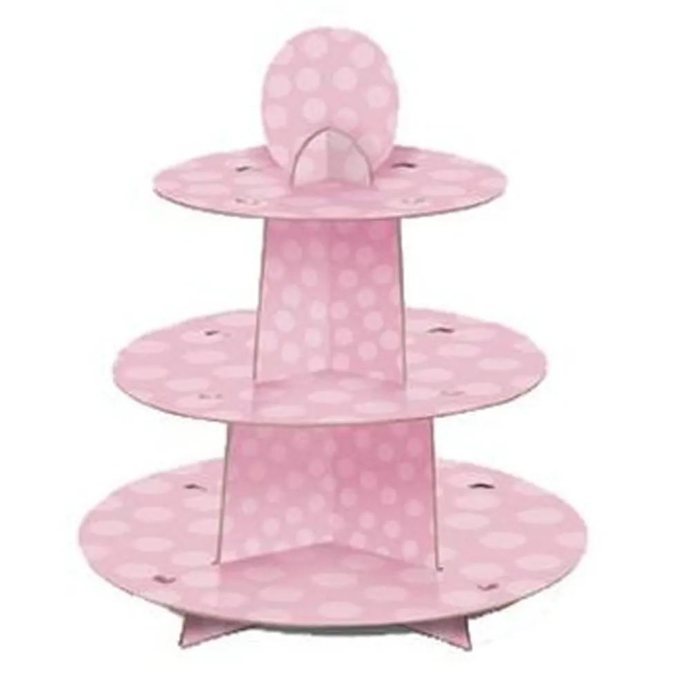 Stand para Cupcakes color Rosa