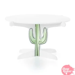 Stand para tarta blanco cactus 25 cm