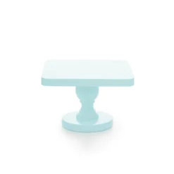 Stand para Tarta Candy Cuadrado Azul 20 cm