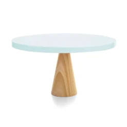 Stand para Tarta Natural Redondo Azul de 30 cm