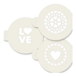 Stencil Love 3 ud