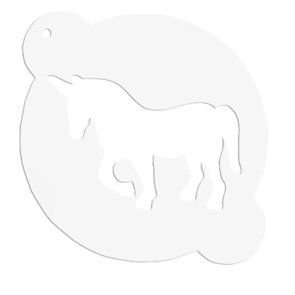 Stencil Unicornio 11cm