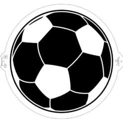 Stencil Decorativo para Tartas Balón de Fútbol