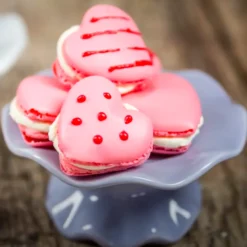 Tapete para Macaron Corazón 42 cavidades - Silikomart