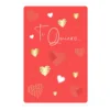 Tarjeta de Felicitación Corazón Modelo I
