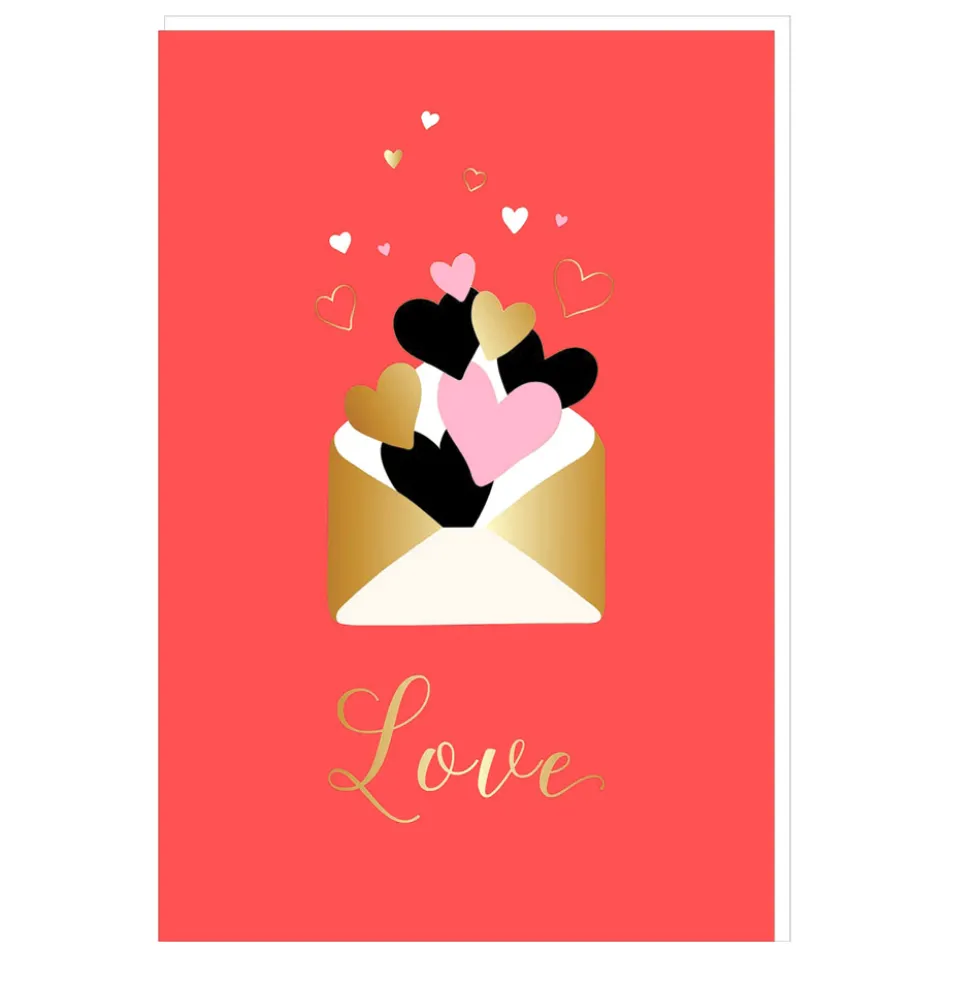Tarjeta de Felicitación Corazón Modelo J
