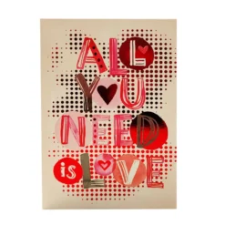 Tarjeta de Felicitación Corazón Modelo D