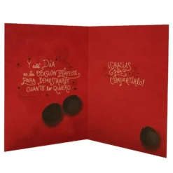 Tarjeta de Felicitación Corazón Modelo C