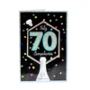 Tarjeta de Felicitación 70 Cumpleaños Modelo A