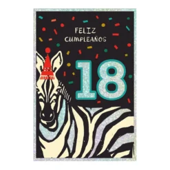 Tarjeta de Felicitación 18 Cumpleaños Modelo A
