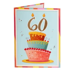 Tarjeta de Felicitación Gigante 60 Cumpleaños