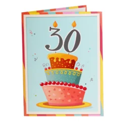 Tarjeta de Felicitación Gigante 30 Cumpleaños