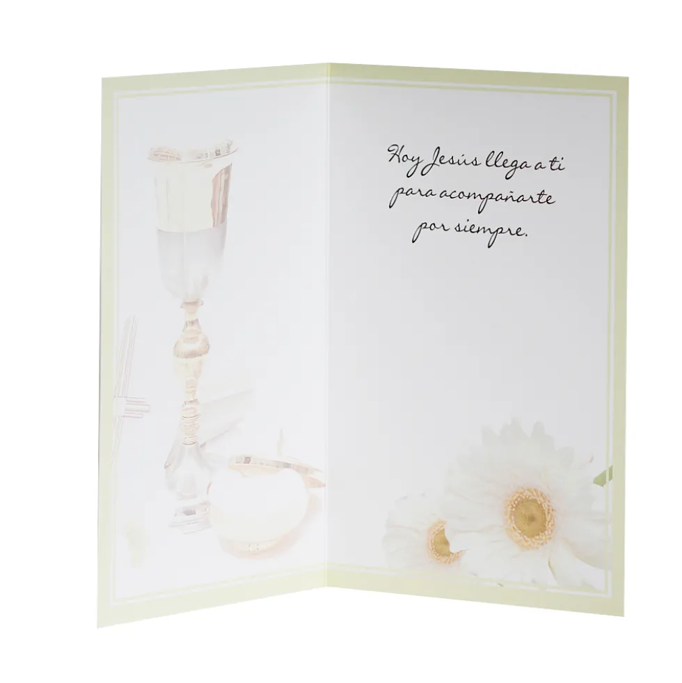 Tarjeta de Felicitación Primera Comunión Modelo A