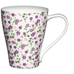 Taza para Mug Cake Florecillas lilas