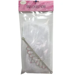 Tiara con velo