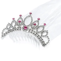 Tiara con Velo Blanco