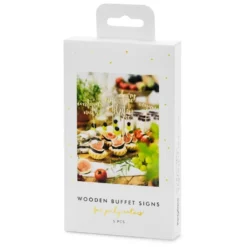 Topper de Madera Carteles Mesa Dulce 5 ud - Partydeco