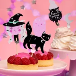 Topper para Cupcakes Halloween 6 ud - Partydeco