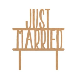 Topper para Tarta Just Married