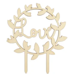 Topper para Tarta Love 12 cm - Scrapcooking
