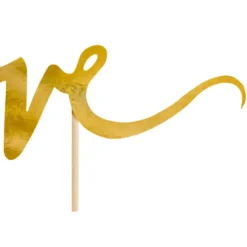 Topper para Tarta Love Oro - Partydeco