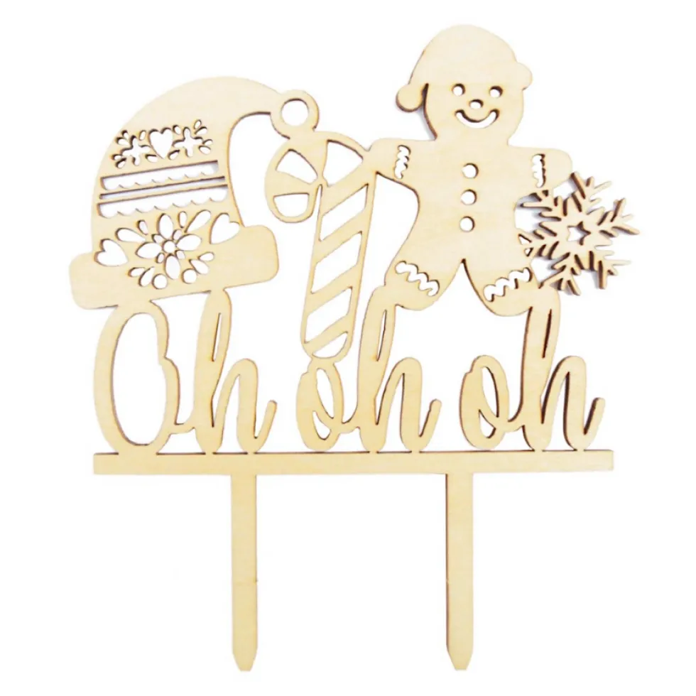 Topper para Tarta Oh Oh Oh 13 cm - Scrapcooking