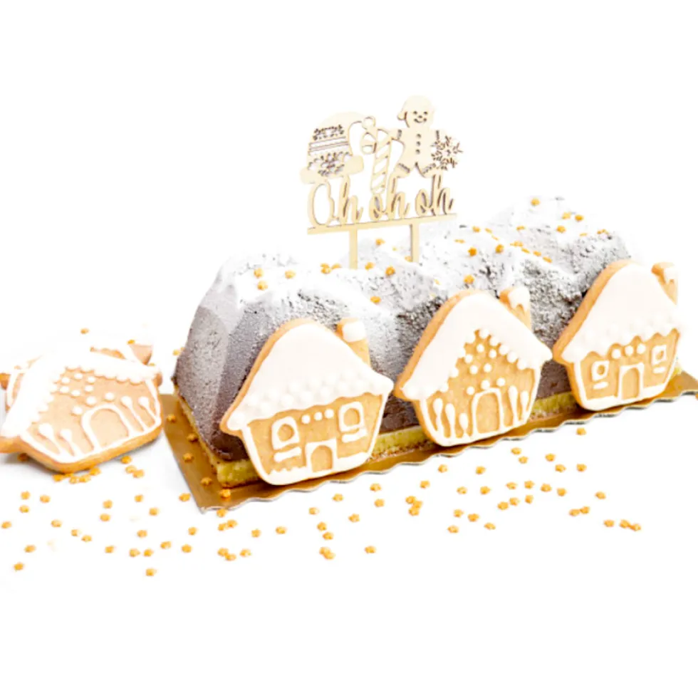Topper para Tarta Oh Oh Oh 13 cm - Scrapcooking