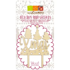 Topper para Tarta Xmas 13 cm - Scrapcooking
