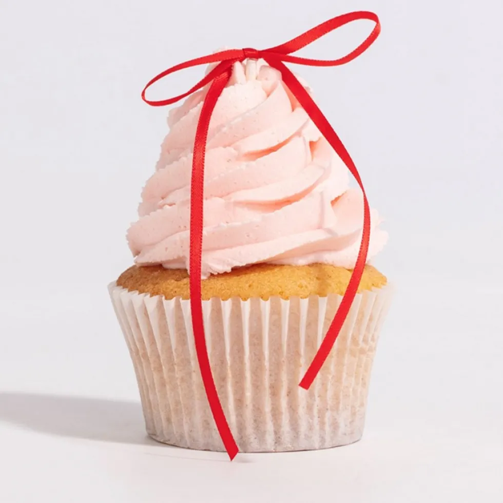 Topper con Lazo de Cinta Roja para Tartas - 8 piezas