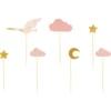 Topper para Cupcakes Cigüeña 7 ud - Partydeco