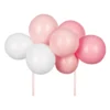 Topper para Tarta Globos Rosas - Partydeco