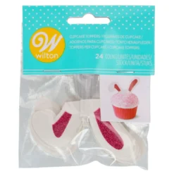 Toppers para Cupcake Orejas Conejo 24 ud - Wilton