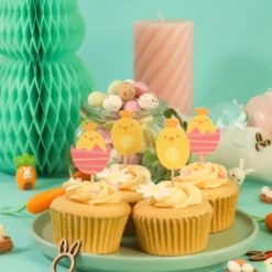 Toppers para Dulces Pollitos 24 ud