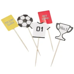 Toppers para Cupcakes Fútbol 12 ud