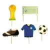 Toppers para Tarta Fútbol 5 ud - Scrapcooking
