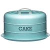 Transportador de tartas vintage azul