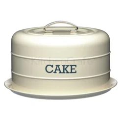 Transportador de tartas vintage crema